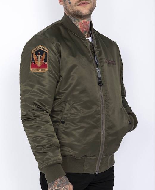 BLOUSON BOMBER SCHOTT BADGE