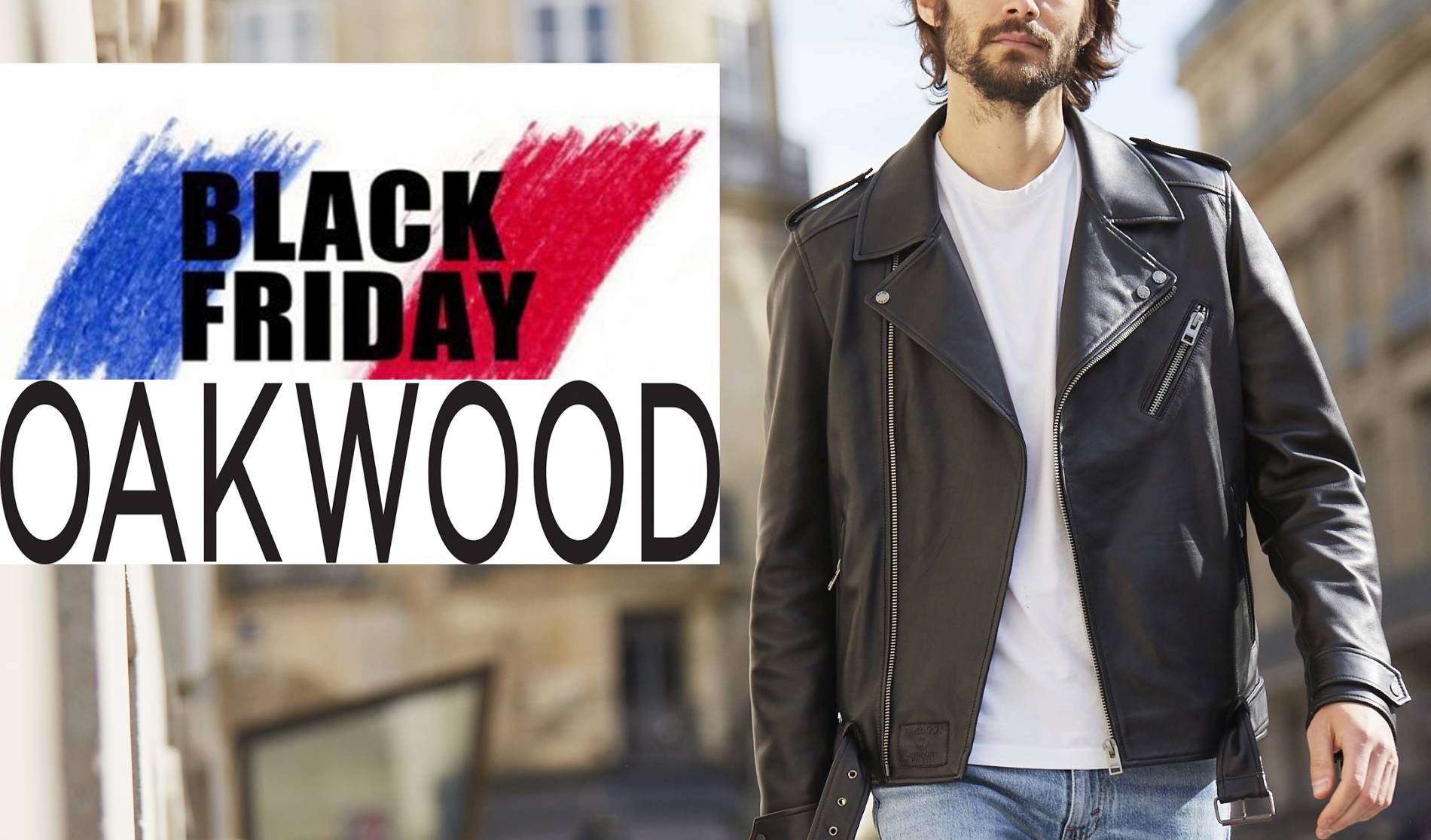 BLACK FRIDAY 2019 OAKWOOD VESTES EN CUIR