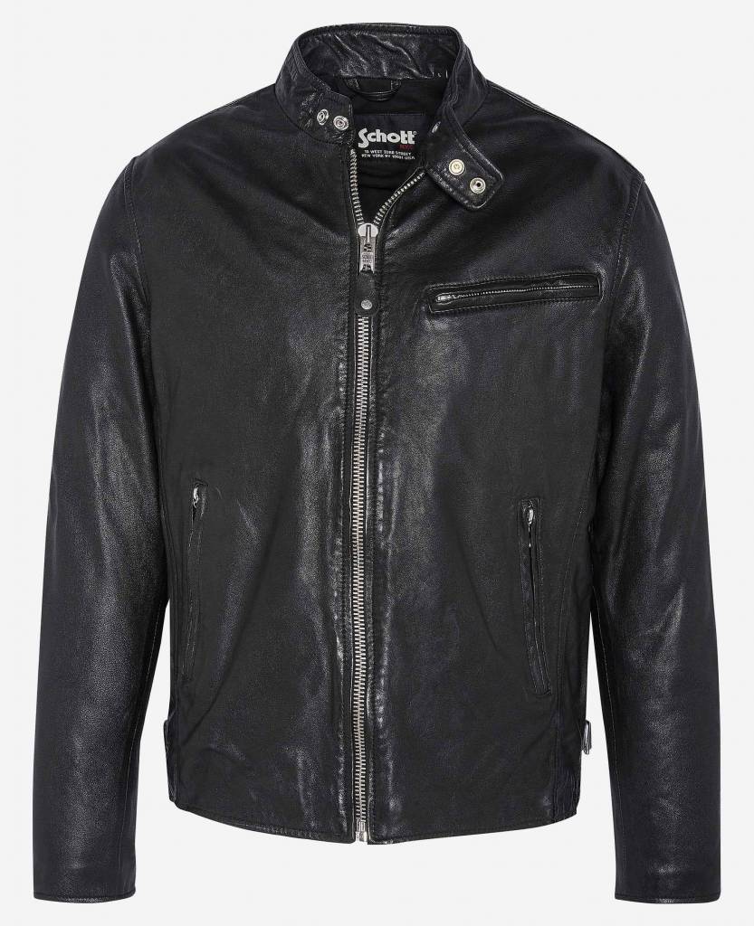 Promo BLOUSON SCHOTT HOMME LC949WX BLACK pas cher