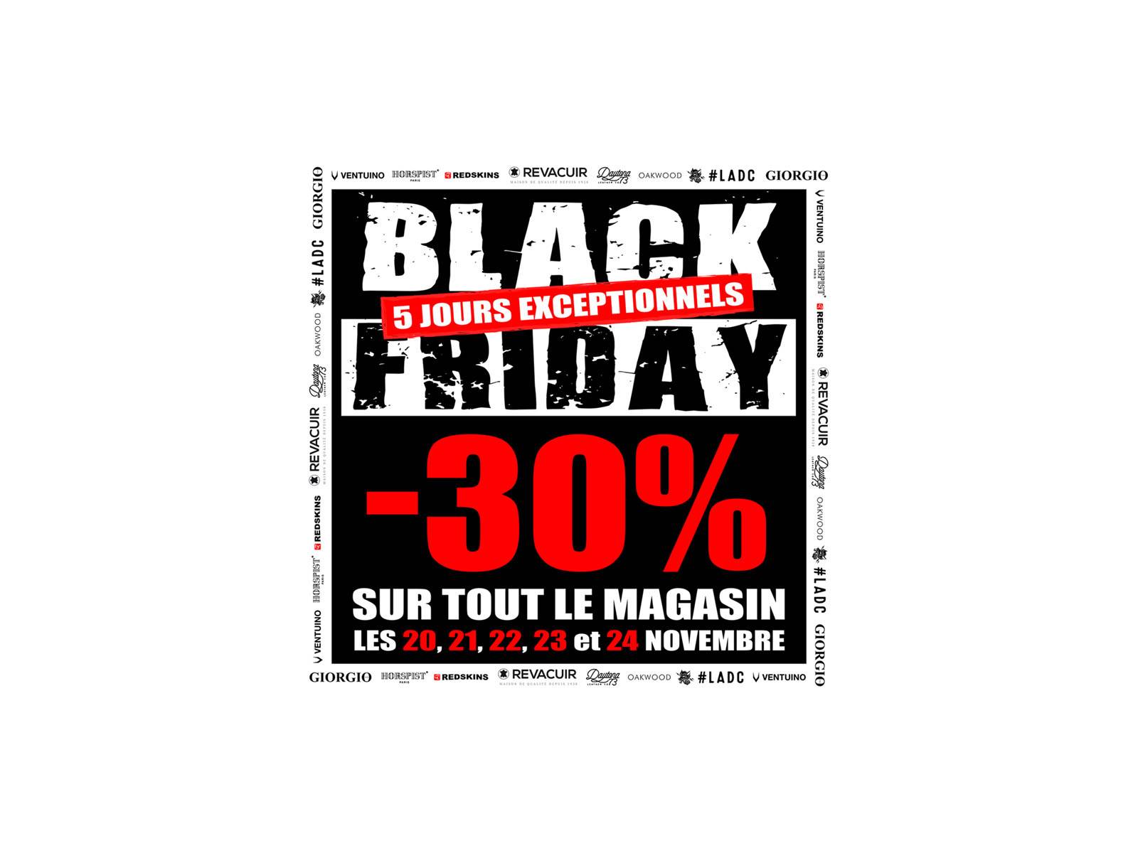 black friday sur vestes en cuir