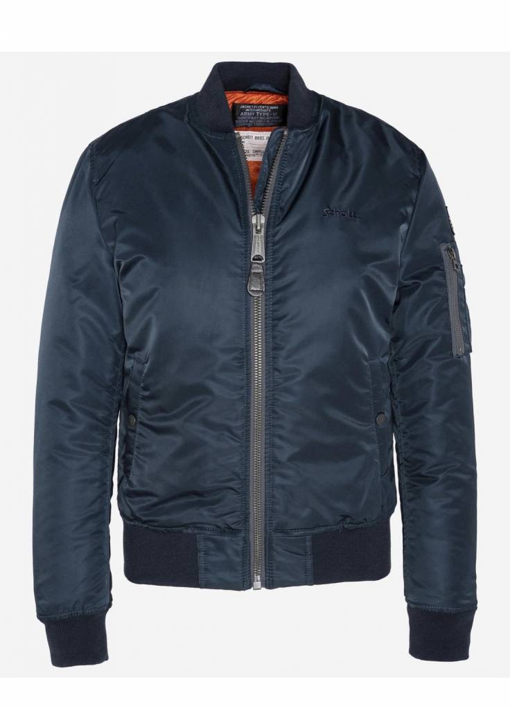 Promo Blouson bombers Schott AIRFORCERS navy pas cher