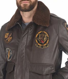 Schott Pilote LcFlight Vintage marron