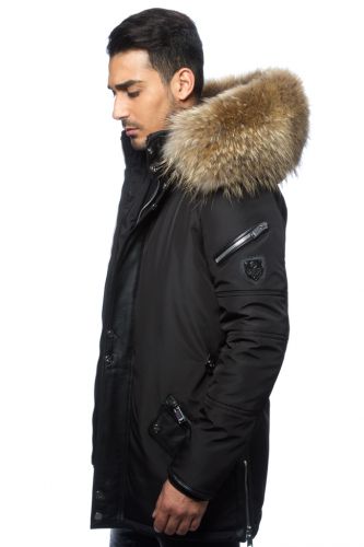 Veste homme Horspist Trader noir col naturel
