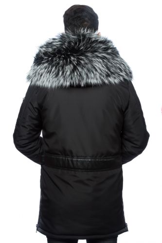 Veste homme Horspist Trader noir col silver
