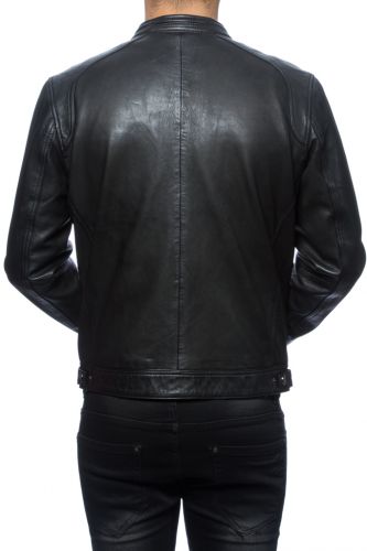 blouson cuir coupe motard
