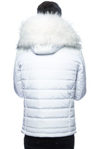 Veste homme Horspist Carlton blanc col blanc.
