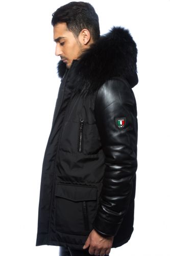 Veste Ventiuno E-777 Noir Col Noir