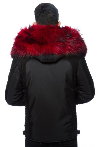 horspist grosse fourrure rouge