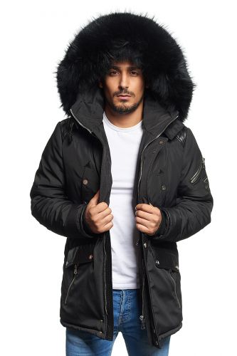 Veste Horspist Boss noir col noir.