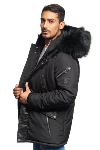 Veste Horspist Boss noir col noir.