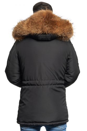 Veste Horpist Boss Noir col Naturel.