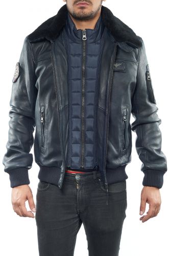 blouson cuir patrouille de france.