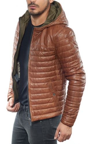 blouson cuir homme Aurélien