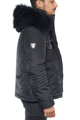 anelka doudoune noir