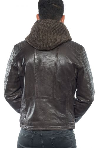 redskins marron capuche 