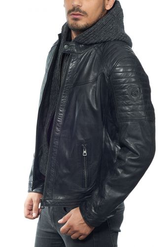 blouson cuir homme