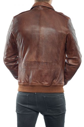 blouson cuir homme