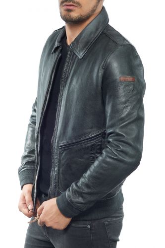 blouson cuir redskins pilote