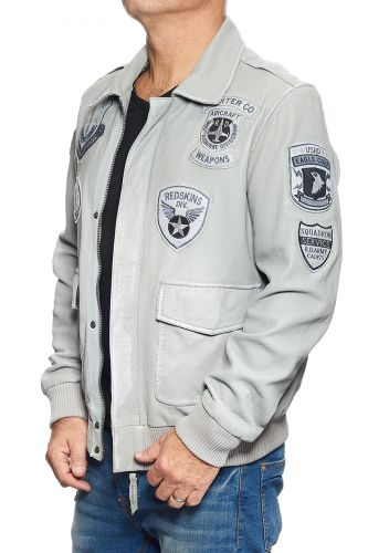 blouson cuir homme
