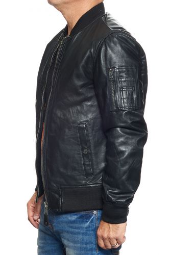 blouson cuir pour homme