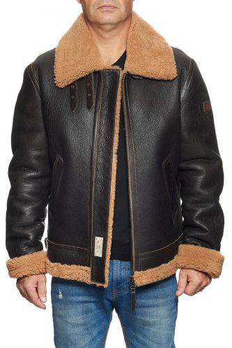 blouson cuir chaud