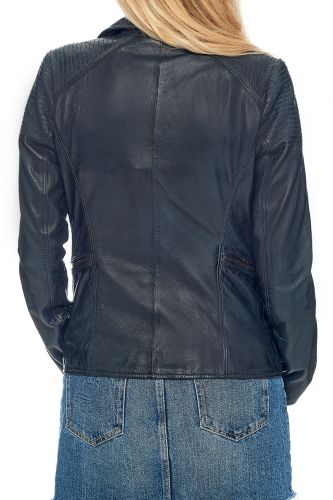Blouson Cuir Rose Garden Missouri Navy