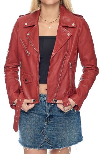 perfecto cuir rouge