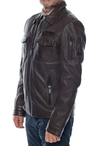 Blouson Redskins Homme Bering Bentley Chocolat.