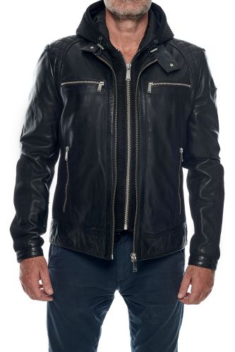 Blouson Redskins Homme Mayson Square Black.