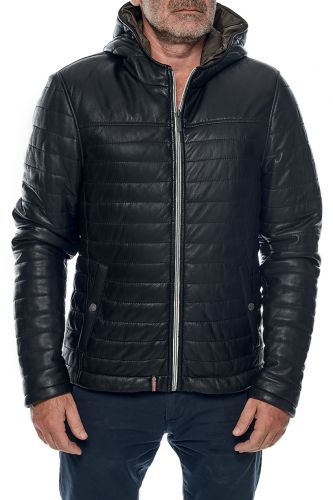 doudoune cuir pour homme