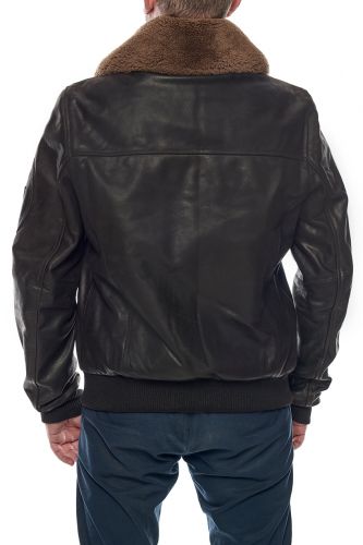 Blouson cuir Redskins Homme Commander Striking Togo