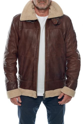 bombardier en peau de mouton de la marque oakwood