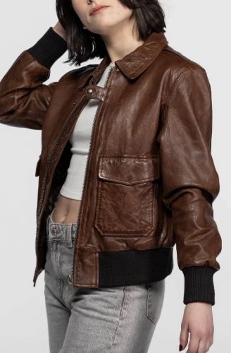 BLOUSON PILOTE FEMME COL