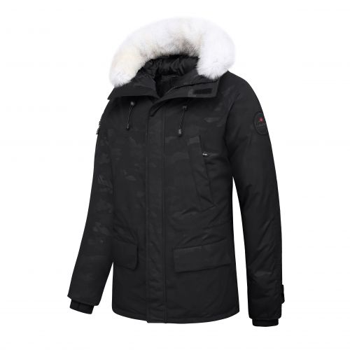 DOUDOUNE HELVETICA ARTIC REAL FURS