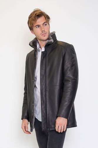 PEAU LAINEE DAN Noir Homme GIOVANNI