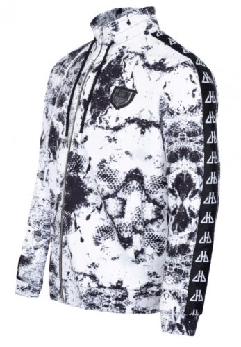 Cash marble sweat zip horpist
