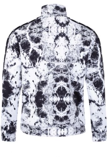 Cash marble sweat zip horpist