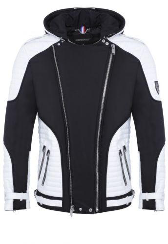 Blouson  Horspist Vegas Noir/Blanc col Argenté