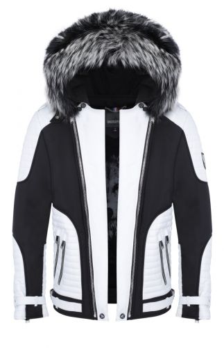 Blouson  Horspist Vegas Noir/Blanc col Argenté