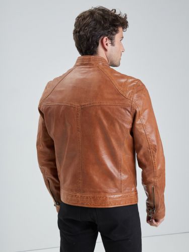 HUGO CUIR COGNAC LUXE