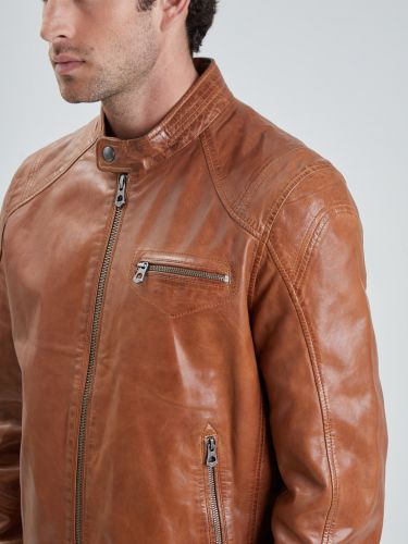 HUGO CUIR COGNAC LUXE
