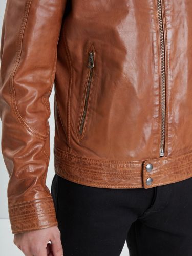 HUGO CUIR COGNAC LUXE