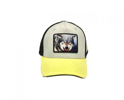 CASQUETTE LOGRADA LOUP ALPHA JAUNE
