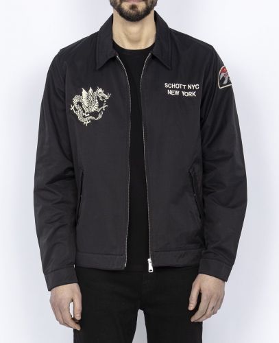 BLOUSON TOILE SCHOTT DEANBIKER