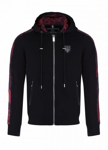 SWEAT OXFORD HORSPIST NOIR ROUGE