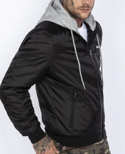 BOMBER OREGON SCHOTT A CAPUCHE AMOVIBLE 