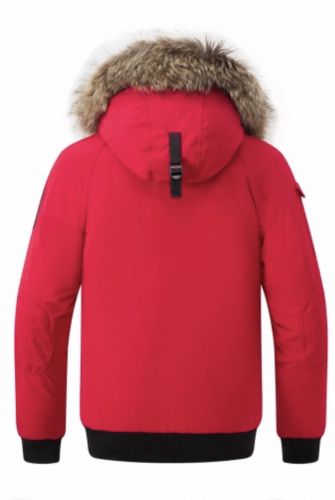 DOUDOUNE MIXE HELVETICA ANCHORAGE RED RACCOON EDITION