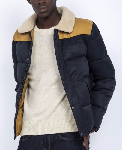 DOUDOUNE RANCHER HILLS  SCHOTT NAVY/OCRE