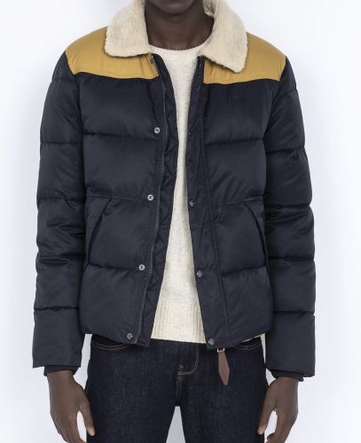 DOUDOUNE RANCHER HILLS  SCHOTT NAVY/OCRE