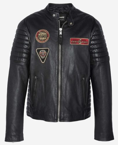 blouson schott moto en cuir